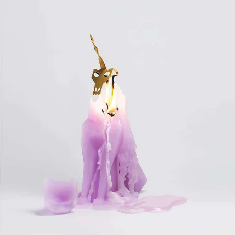 Unique Unicorn Candle by 54Celcius