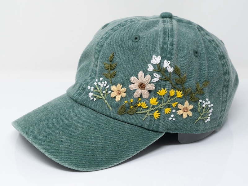 Hand Embroidered Hat