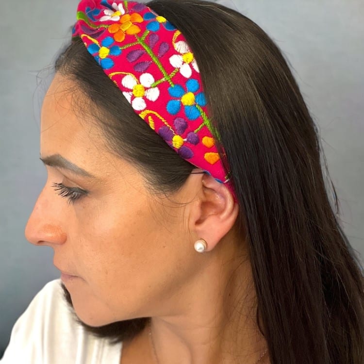 Mexican Embroidered Floral Headband