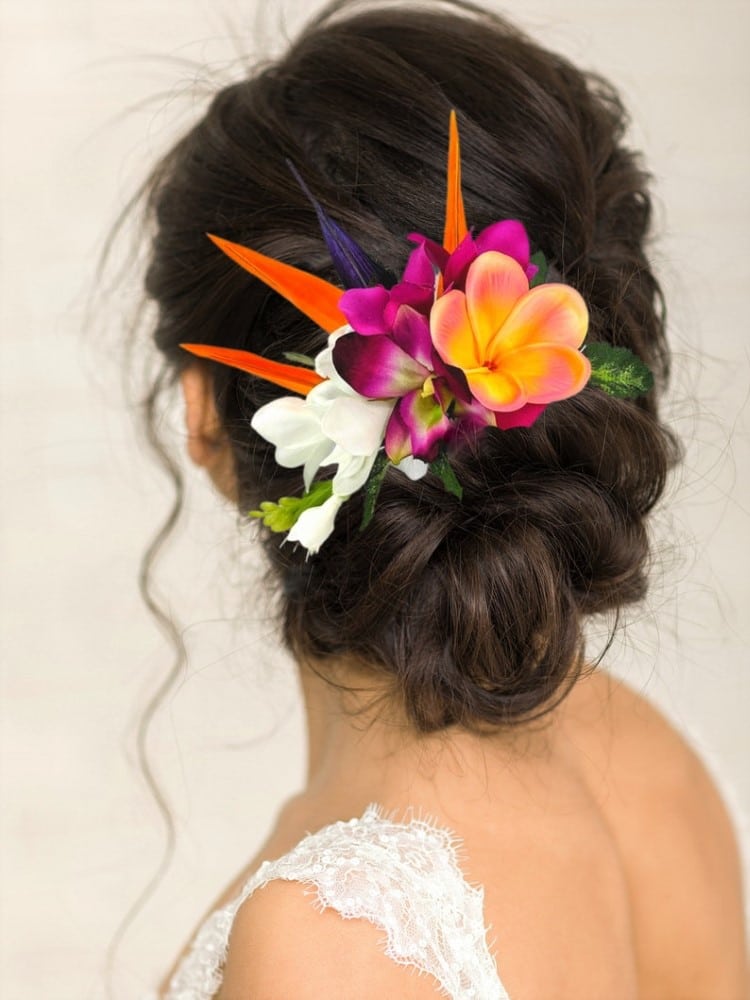 Tropical Flower Hair Clip