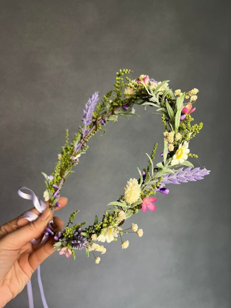 Delicate Meadow Flower Crown