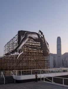 Jr Installations Enormous JR Installation Celebrates Hong Kong Arts Month