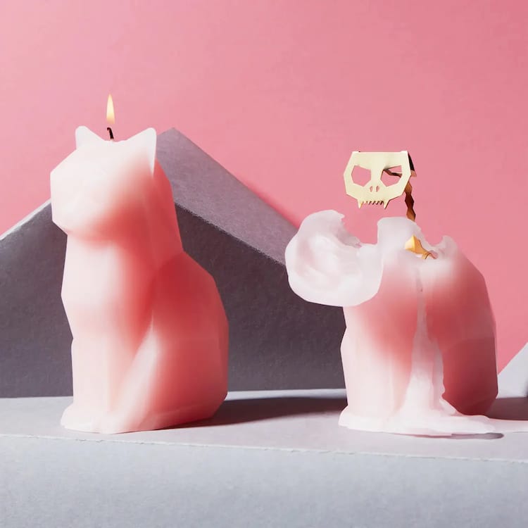 Unique Cat Candle by 54Celcius