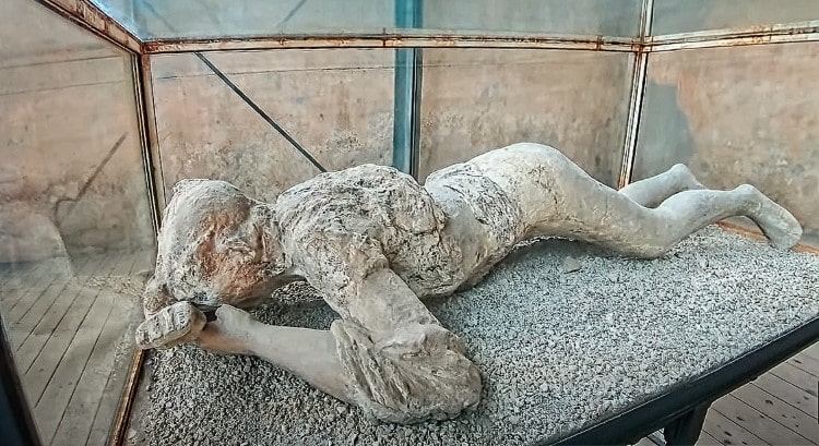 Plaster Cast from Pompeii