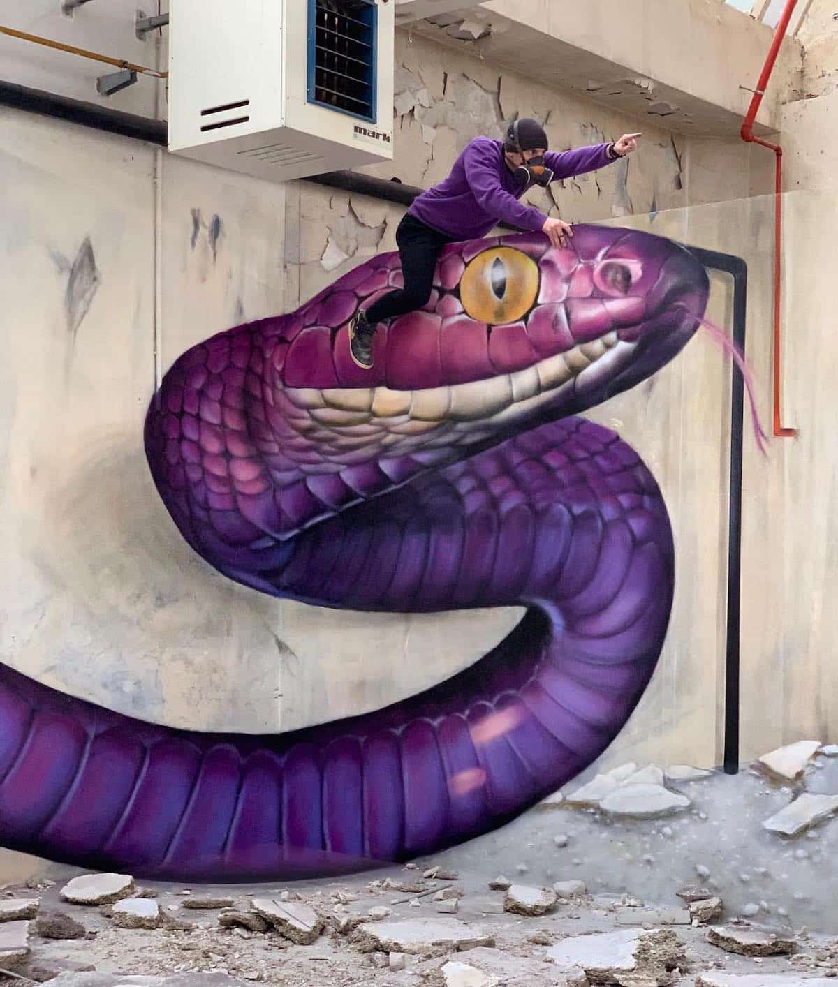 3D Mural by SCAF