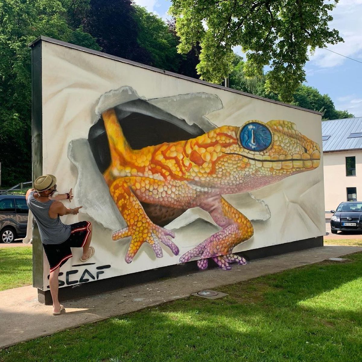 3D Mural by SCAF