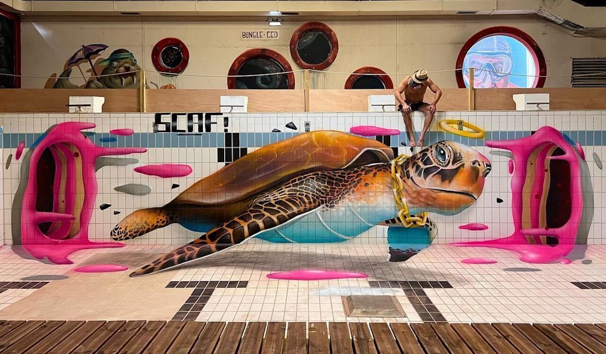 3D Mural by SCAF