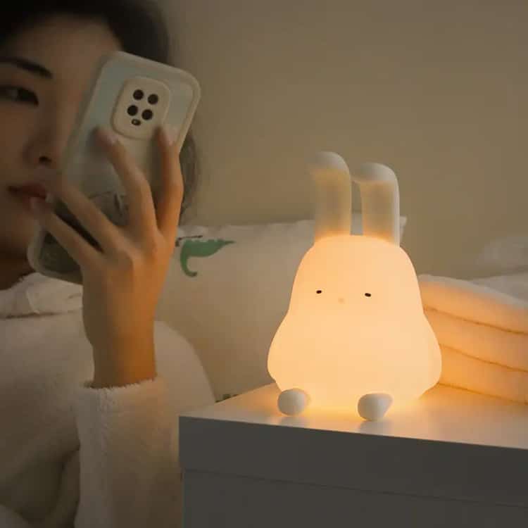 This Quirky Night Lamp Looks Like a Tired Rabbit and Can Be Hung From the Ears to Light Up Your Closet