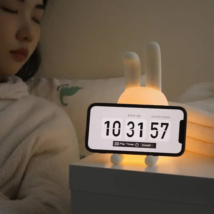 This Quirky Night Lamp Looks Like a Tired Rabbit and Can Be Hung From the Ears to Light Up Your Closet