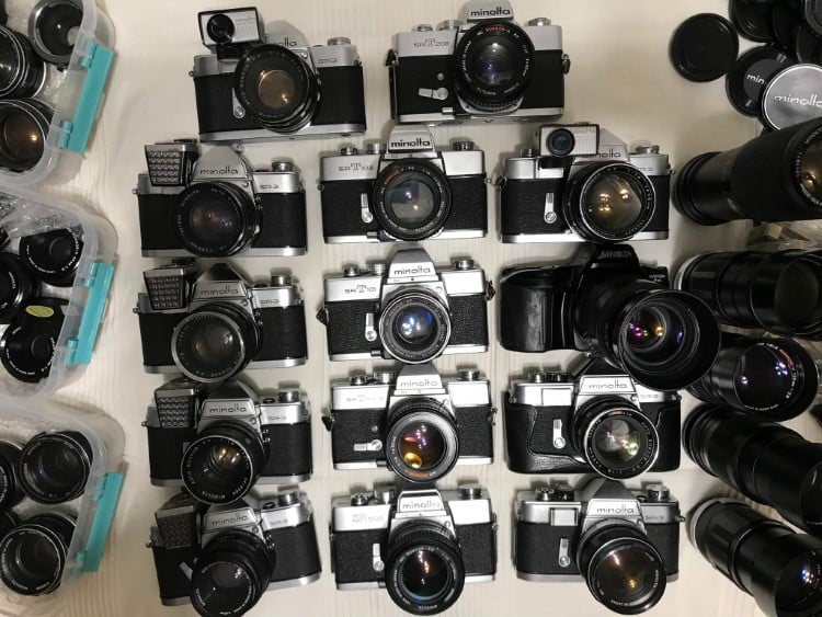 Vintage Cameras Found in Storage Unit