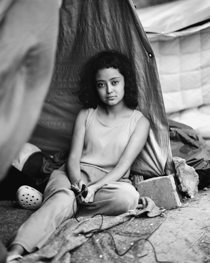 Self Portrait of Young Guatemalan Migrant in Mexico