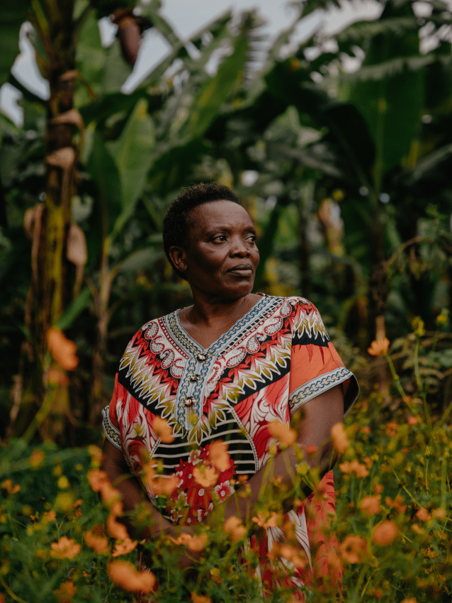 Portrait of Peace activist Liberata Buratwa from the Democratic Republic of Congo