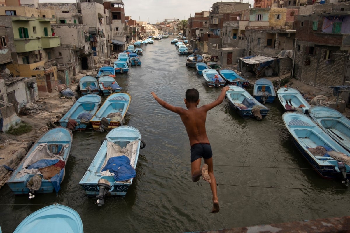 Effects of the Rising Sea in Al Max in Egypt