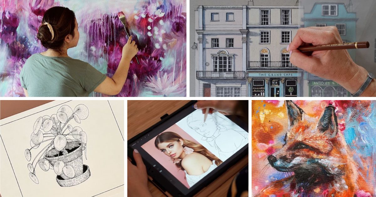 Try Something New With These Best-Selling Online Art Classes