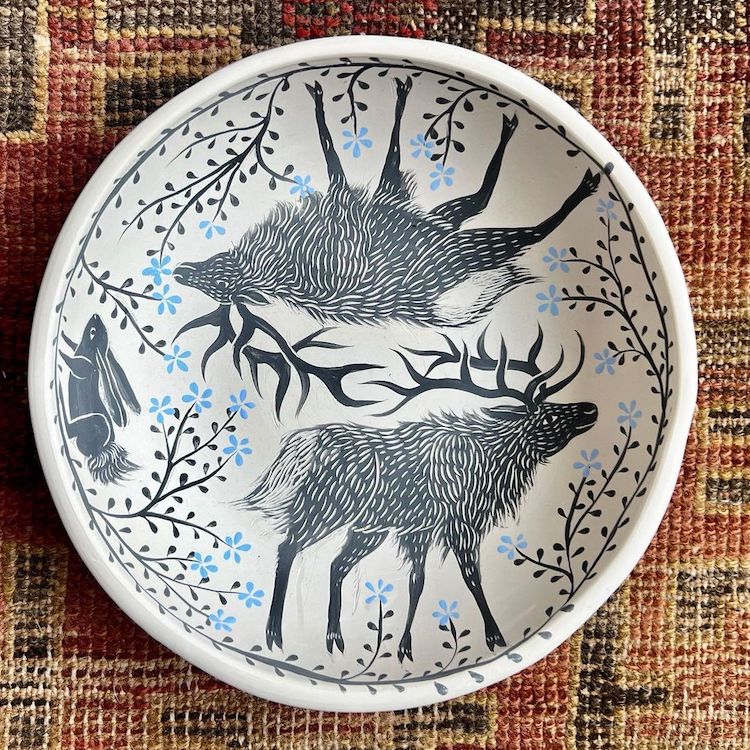 Painted Pottery by Christine Sutton