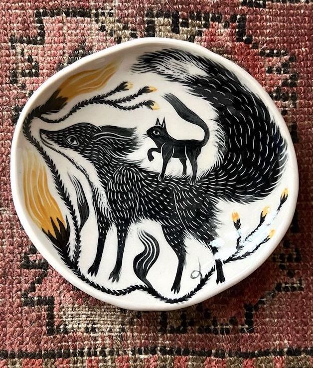 Painted Pottery by Christine Sutton