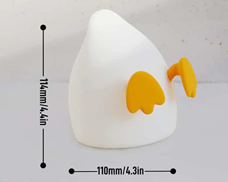 night light in the shape of a duck butt