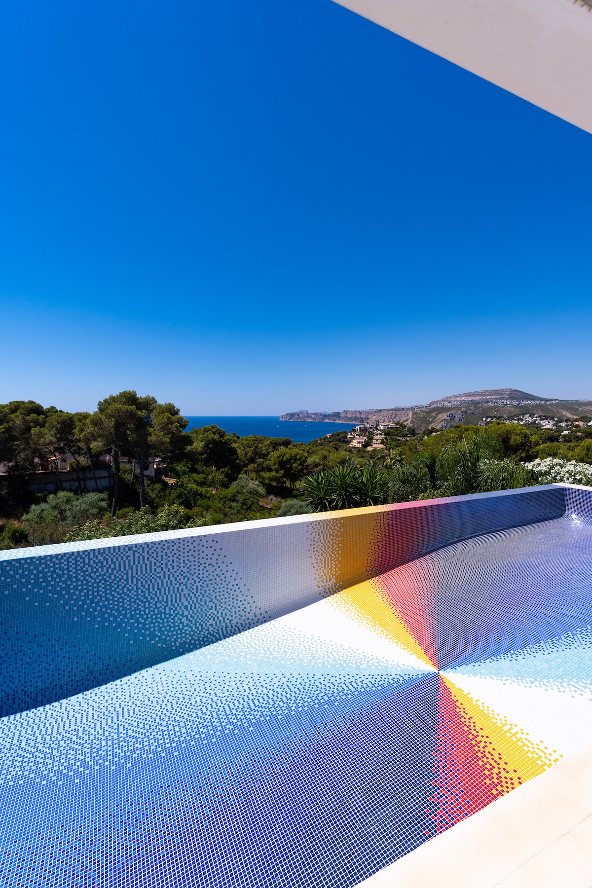 Chromatic Pool Design by Felipe Pantone