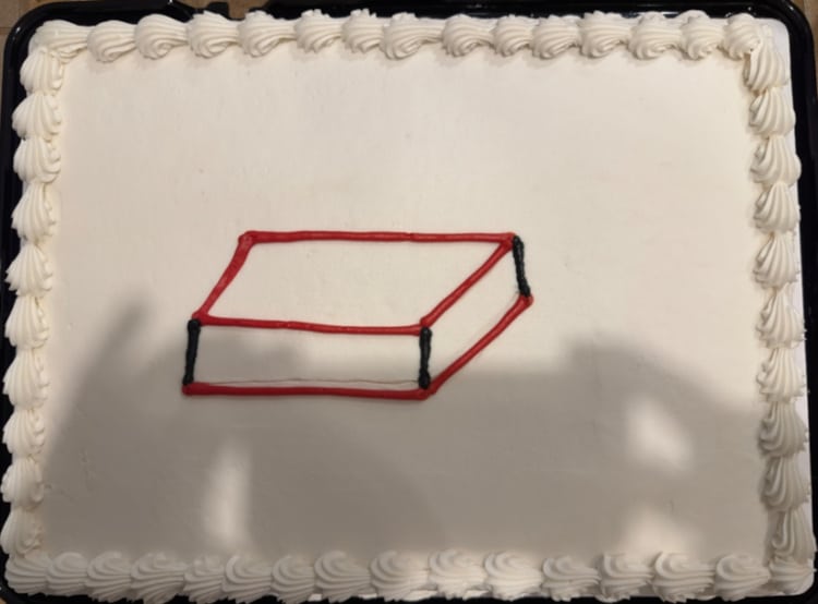 instructions given to costco cake customization department and the funny cake the customer got
