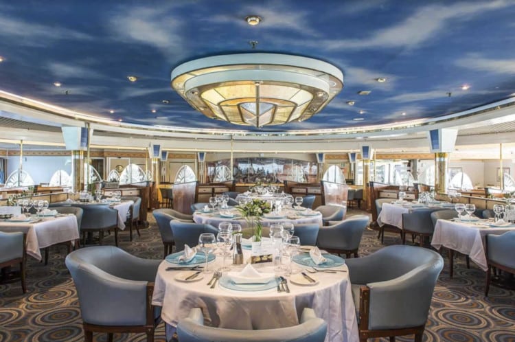 Restaurant at life at sea cruises