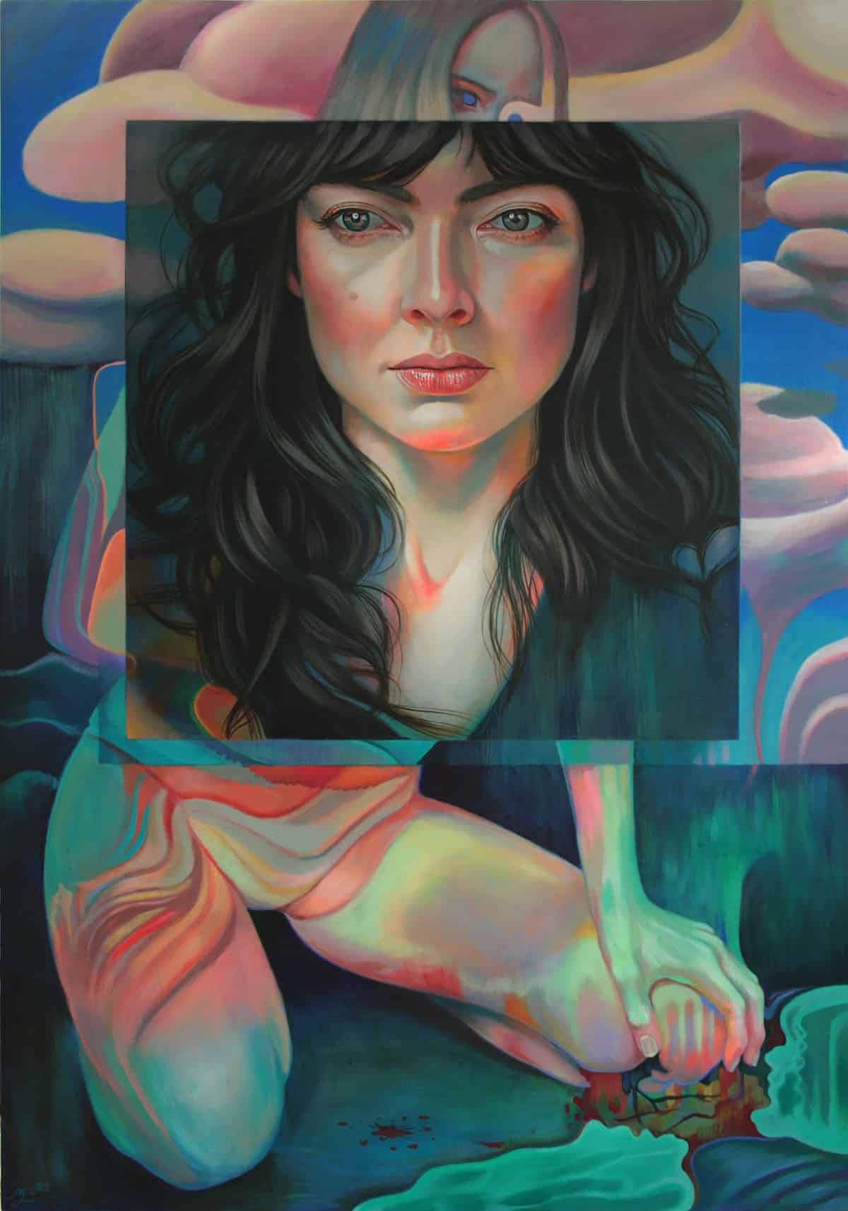 Figurative Oil Paintings of Women by Martine Johanna