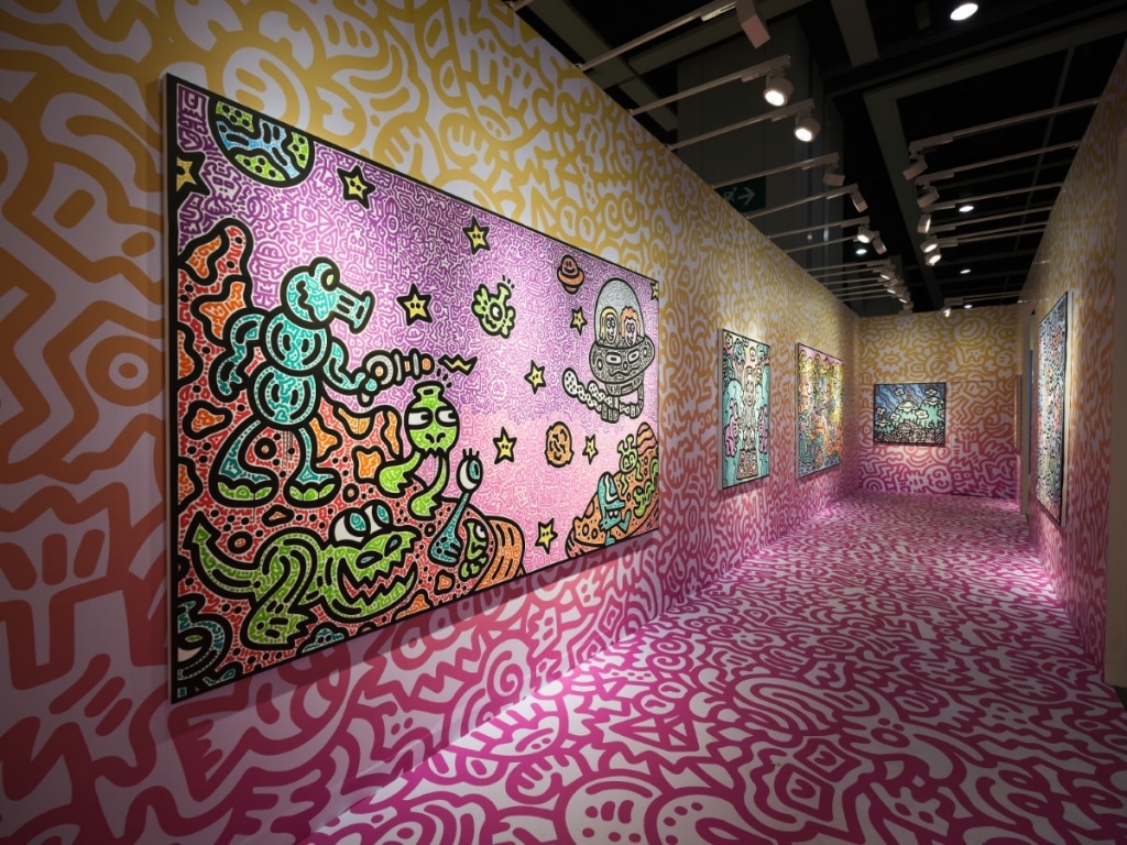 Mr. Doodle Creates an Intimate, Colorful Installation for Art Basel