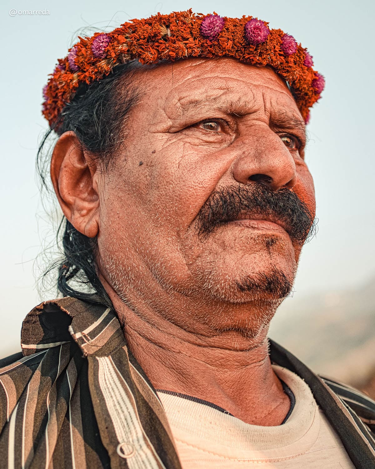 Saudi Flower Men by Omar Reda