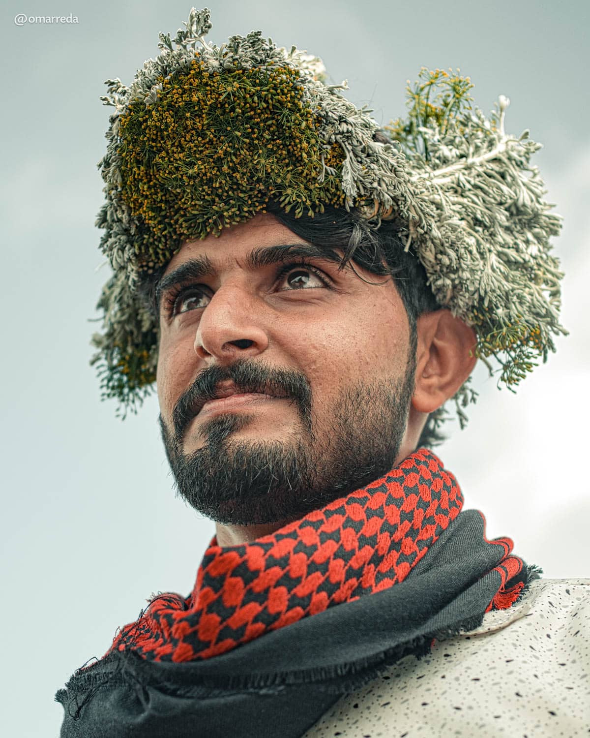 Saudi Flower Men by Omar Reda