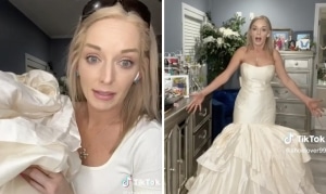 Thrifted Wedding Dress is a Designer Gown Worth Nearly $5K