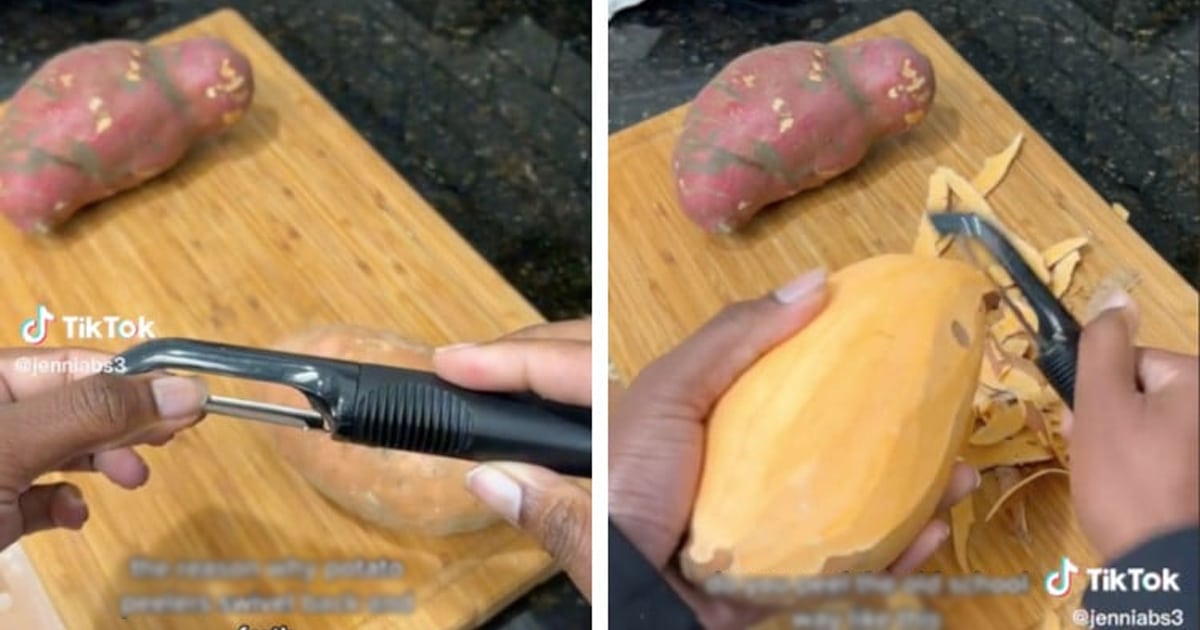 This Insightful TikTok Reveals a Potato Peeler Hack