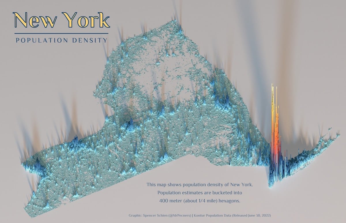 New York population density map