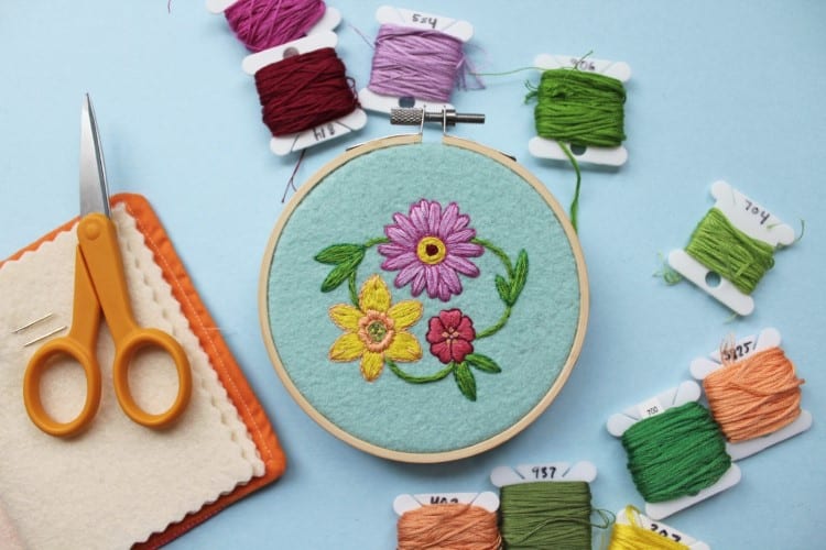 Spring Embroidery Workshop Online