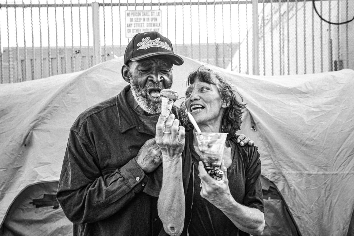 Couple Living on Skid Row