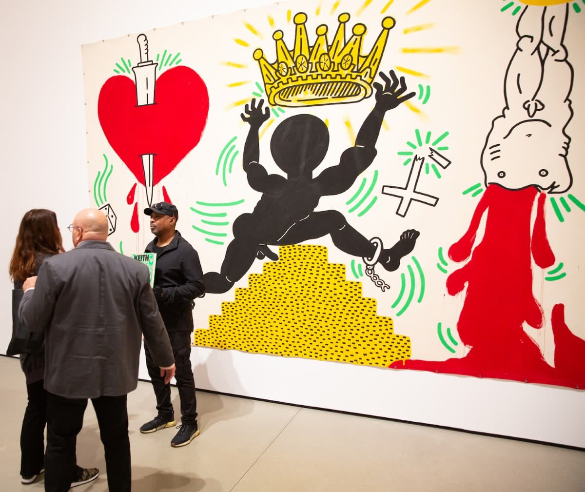 Chuck D at Press Opening on Keith Haring Art is for Everybody