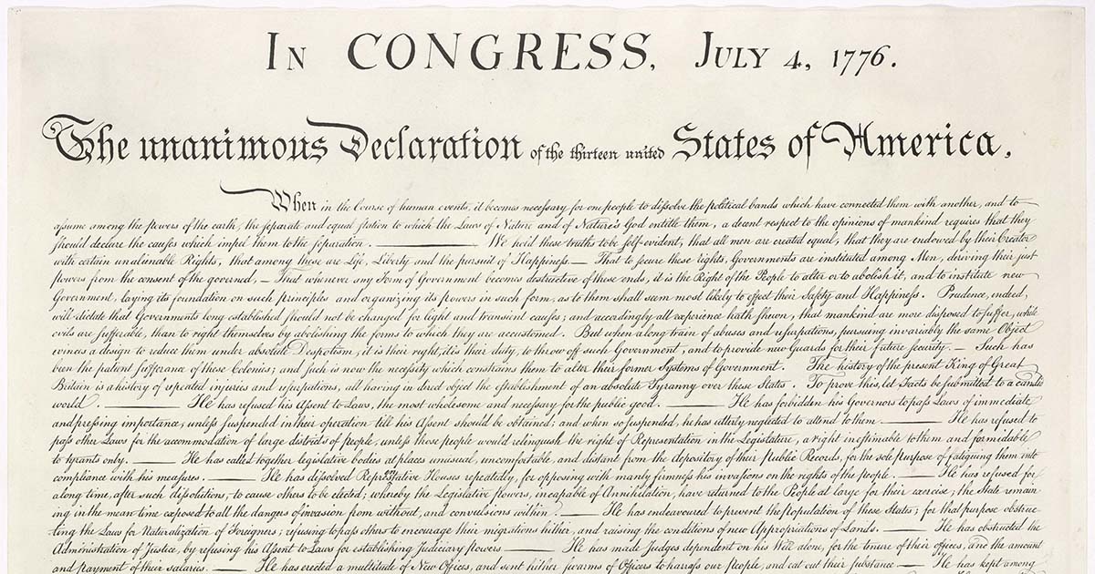 Man Found a Declaration of Independence Inside a Painting