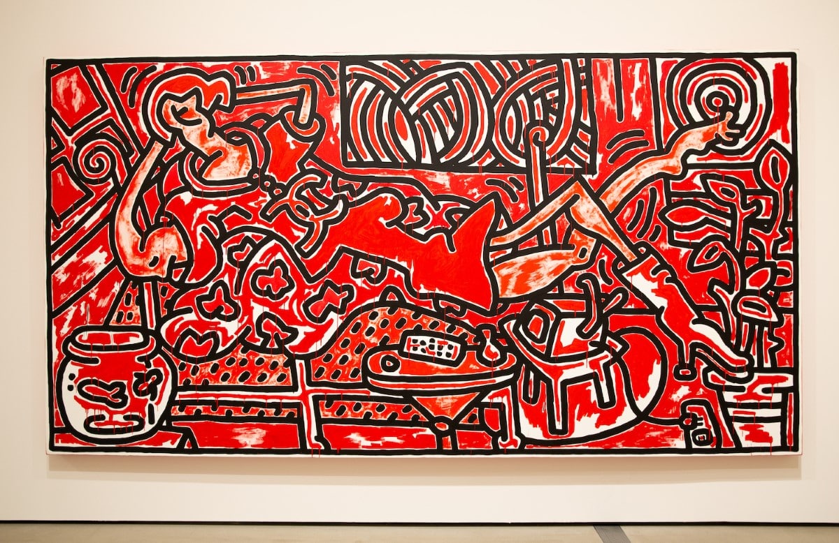 Keith Haring Exhibit at The Broad