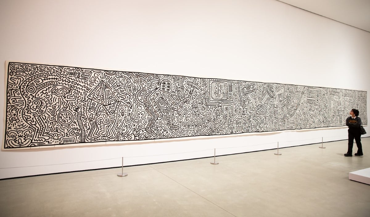 Keith Haring Exhibit at The Broad