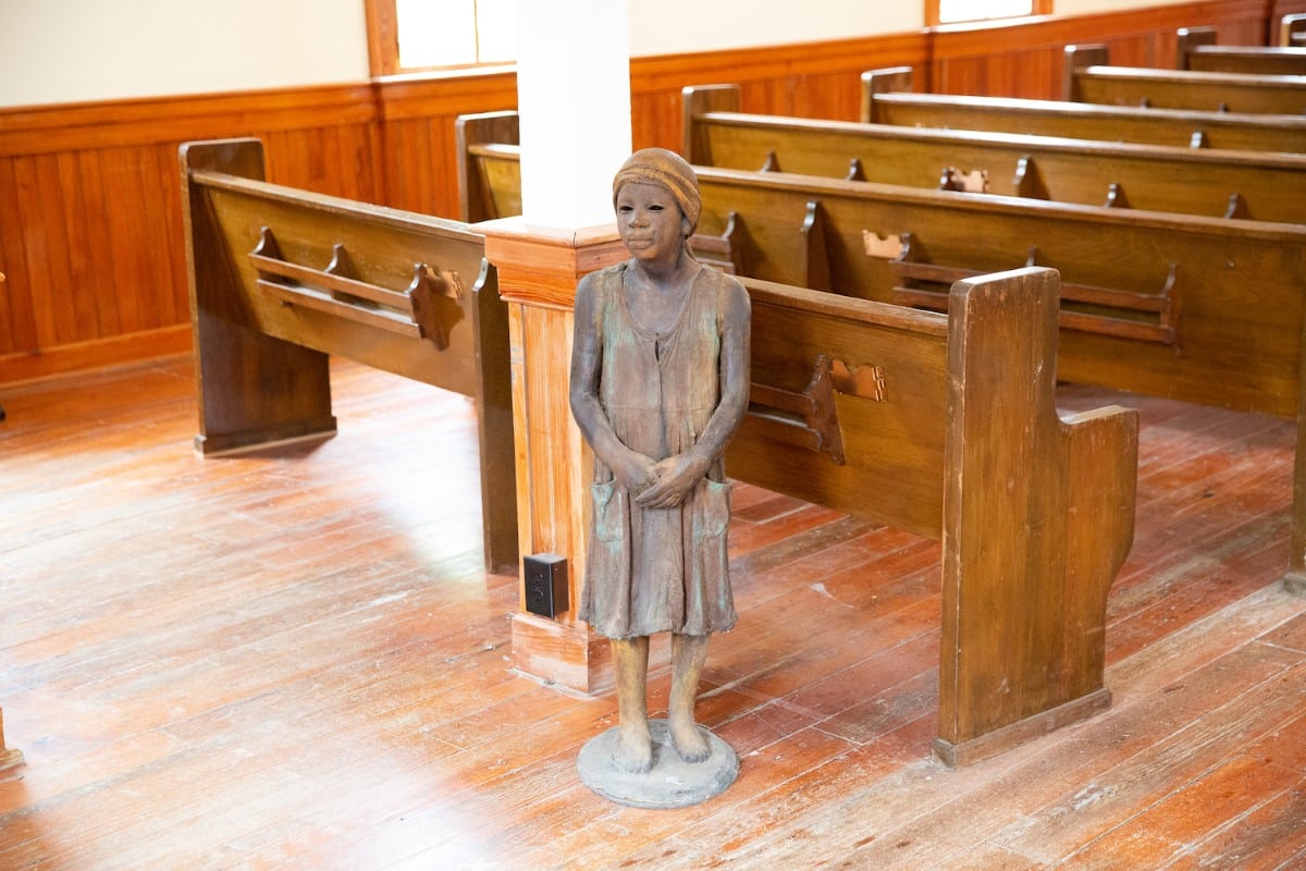 Sculpture at Whitney Plantation Museum