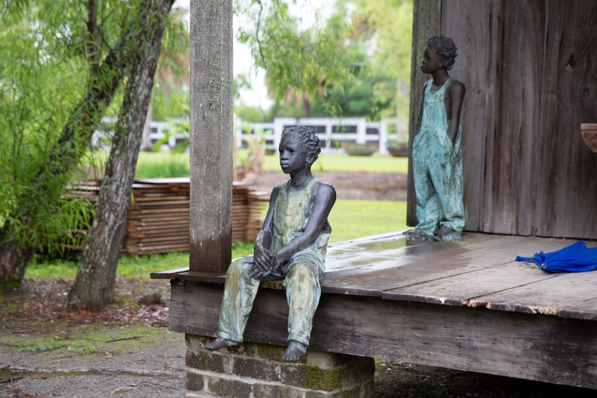 Sculpture at Whitney Plantation Museum