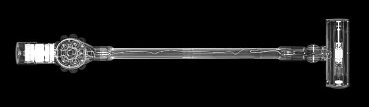 X-ray of a Dyson vacuum
