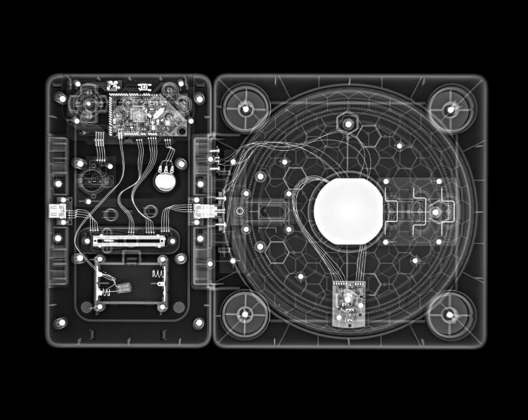 X-ray of a DJ Hero Turntable