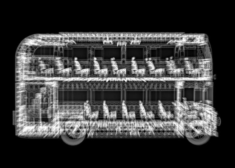 X-ray of a London Bus