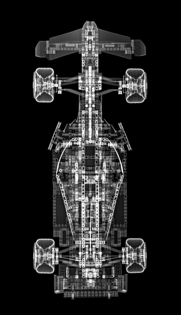 x-ray of a mclaren F1