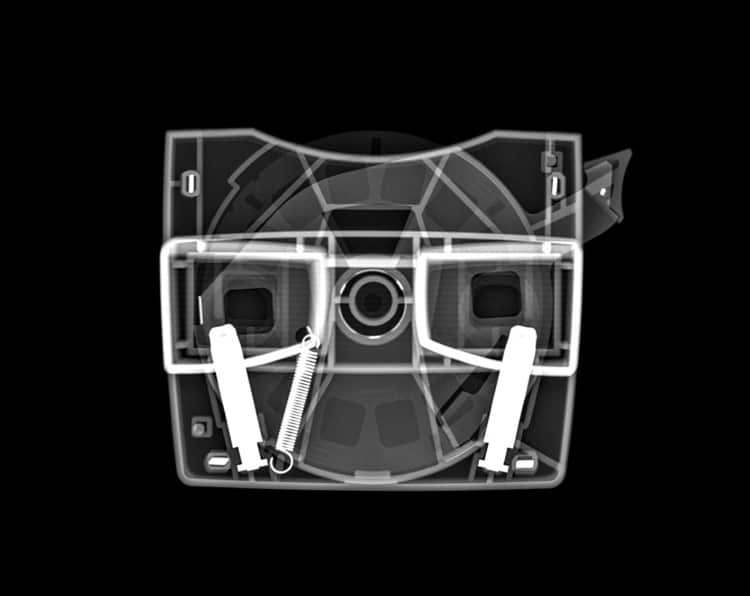 x-ray of a projector
