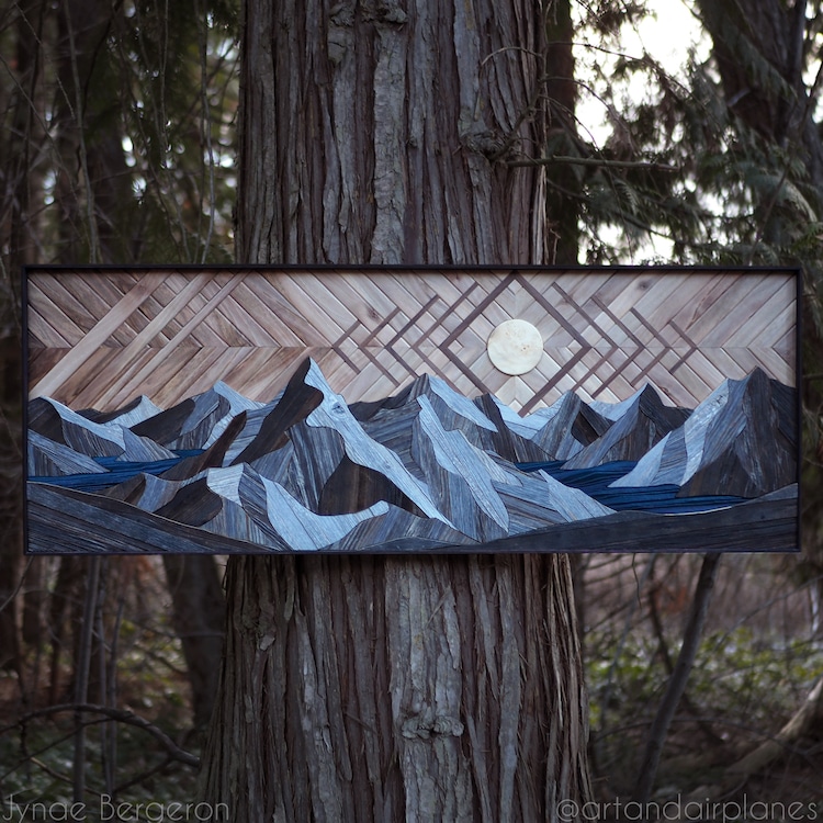 Wooden Wall Art by Art and Airplanes