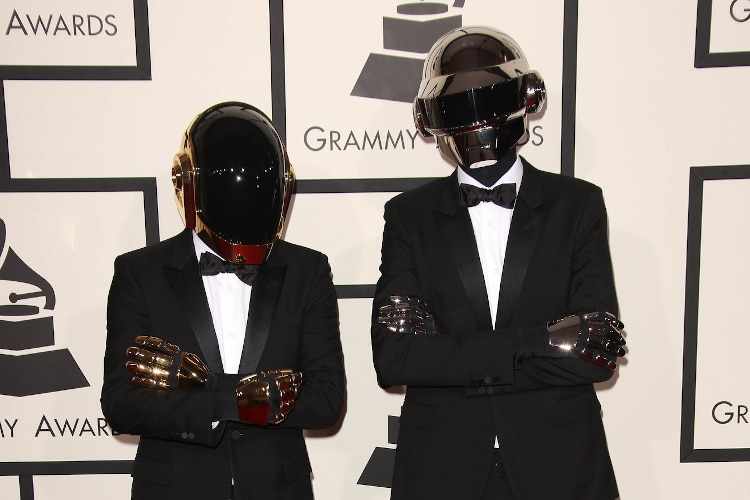 Daft Punk at the Grammy Red Carpet