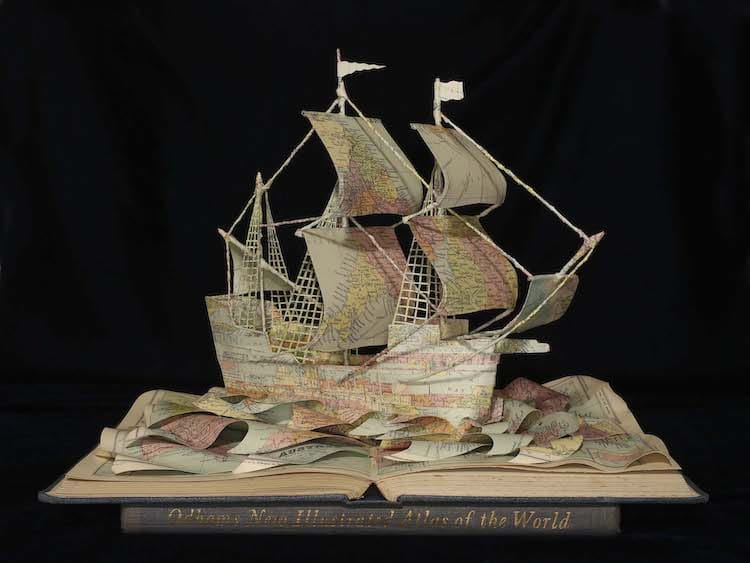 Book Sculptures by Emma Taylor