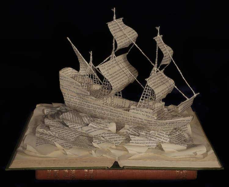 Book Sculpture by Emma Taylor