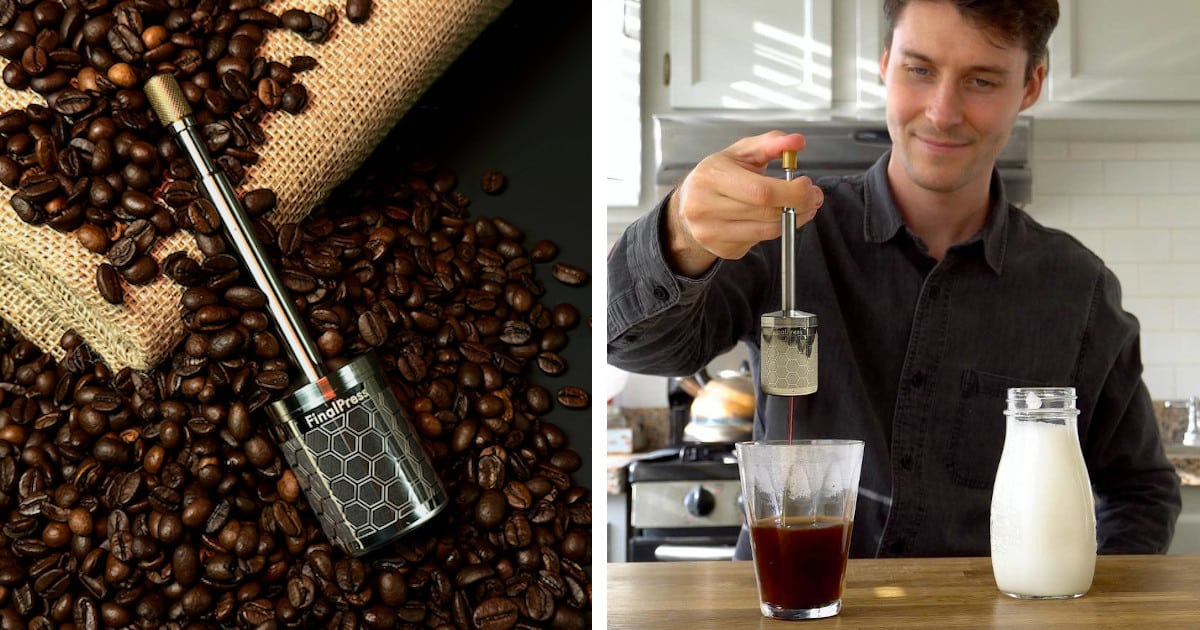 FINALPRESS : BREW YOUR COFFEE AND TEA DIRECTLY IN YOUR CUP