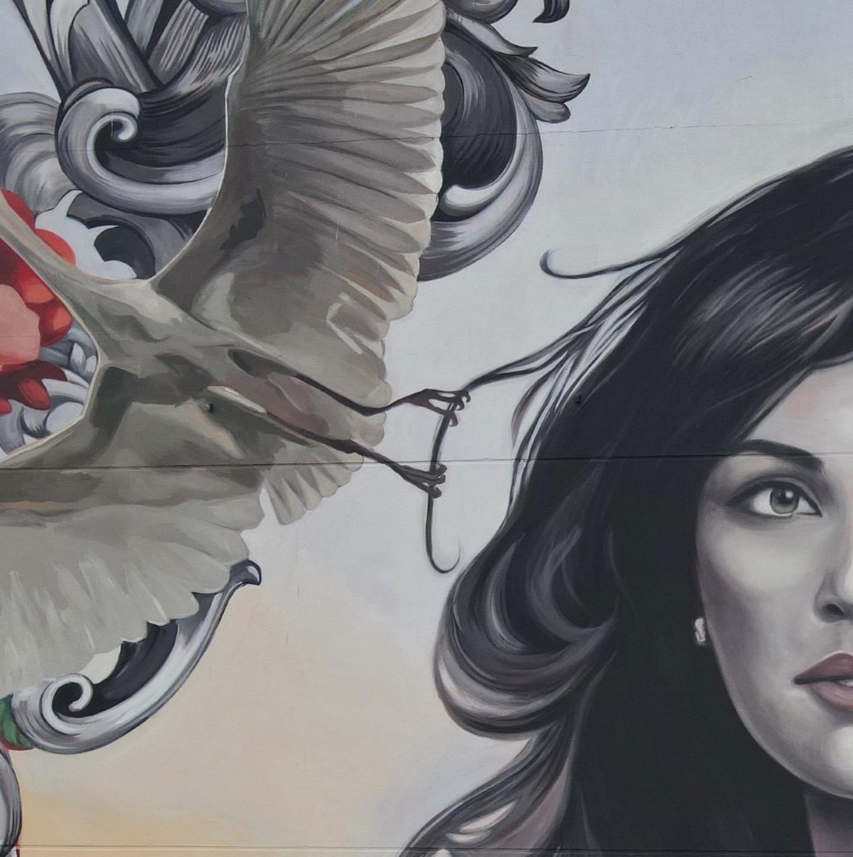 Detail of Lula Goce Mural in Spain